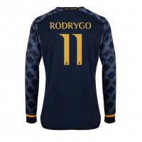 Real Madrid Rodrygo Goes #11 Bortedrakt 2023-24 Langermet